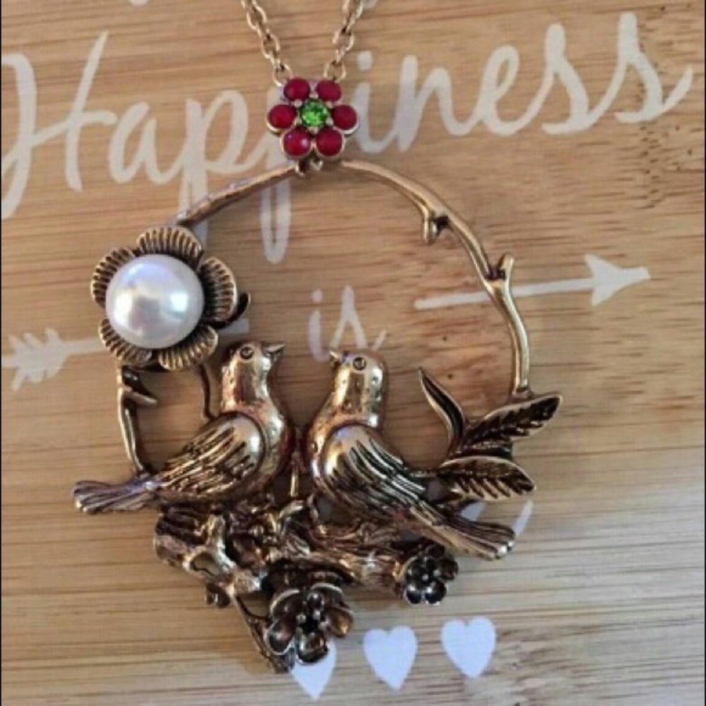 Vintage Bird Pendant Necklace - Picture 4 of 8